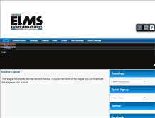 Tablet Screenshot of elms.ileaguerace.com